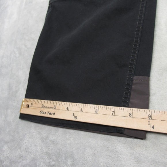 CAT Work Pants Mens 36x31 Black Carpenter Cordura Double Knee Pad Holder Roofing - Picture 11 of 16